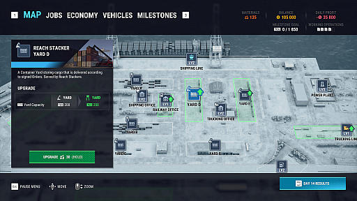 画像ギャラリー No.001のサムネイル画像 / 港が舞台の重機シム「Docked」，3月5日のリリースが決定。超大型コンテナクレーンなどを思いのままに操作できる