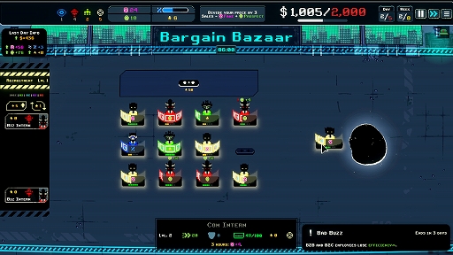 画像ギャラリー No.004のサムネイル画像 / ブラック企業運営ローグライト「MANIFESTO」，デモ版をSteamでリリース。従業員が力尽きてもお構い無し。用済みになったら謎の空間へポイ