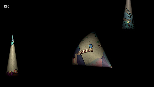 画像ギャラリー No.006のサムネイル画像 / 観測によって変化する量子物理学理論をモチーフにしたパズルゲーム「KraDawn 音日月」，体験版を配信中