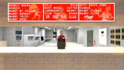 画像ギャラリー No.005のサムネイル画像 / 人喰いレストランを描いたホラーADV「Manny’s」,Switch版をリリース。無人島で飢えた漂流者は,あるはずのないファストフード店を目にする