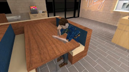 画像ギャラリー No.007のサムネイル画像 / 人喰いレストランを描いたホラーADV「Manny’s」,Switch版をリリース。無人島で飢えた漂流者は,あるはずのないファストフード店を目にする