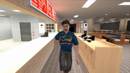 画像ギャラリー No.009のサムネイル画像 / 人喰いレストランを描いたホラーADV「Manny’s」,Switch版をリリース。無人島で飢えた漂流者は,あるはずのないファストフード店を目にする