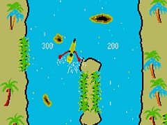 1982年にタイトーから発売された「アドベンチャーカヌー」，アケアカで2月19日配信開始。カヌーを漕いで障害物を避けながらゴールを目指せ