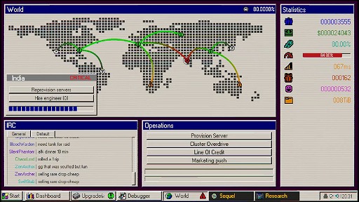 画像ギャラリー No.002のサムネイル画像 / Win98時代を思わせる懐かしいUIデザインが特徴的。MMO運営をテーマにした短編放置系ゲーム「MMO 98」，Steamストアページを公開。