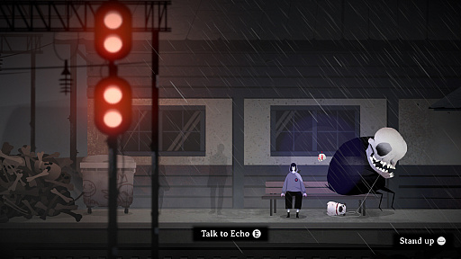 画像ギャラリー No.002のサムネイル画像 / 冥界へ向かう列車で,失った記憶を辿る。シュールやコミカルさもある2DホラーADV「Vale's Echo」の体験版リリース