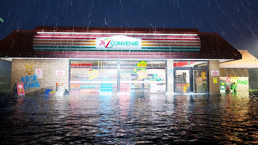 画像ギャラリー No.001のサムネイル画像 / 熊手から送水ポンプまで,さまざまなツールで街を浸水から救いだせ。浸水復旧シミュレーション「DrainSim」,早期アクセス版をリリース