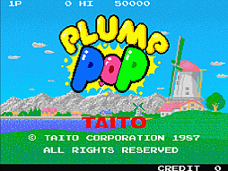 画像ギャラリー No.001のサムネイル画像 / アケアカ版「プランプポップ」，3月5日配信開始。動物親子がトランポリンで子供を跳ね返し，上空に浮かぶ風船を割っていくACTゲーム