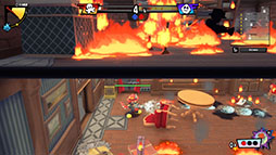 画像ギャラリー No.003のサムネイル画像 / 消防士の中に紛れ込んだアーティストを捕まえるオンラインマルチプレイACT「OCTOPinbs」,今春Steamで配信。開発はラセングルとトライエース