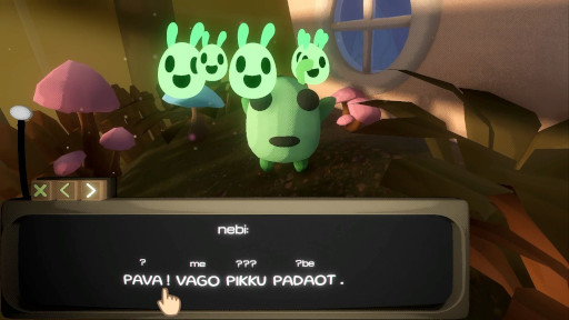 画像ギャラリー No.002のサムネイル画像 / 異星人の言語をゼロから学ぶ3DパズルADV「Pikku Adventure」，Steamストアページを公開。200以上の単語を持つ完全オリジナル言語を解読