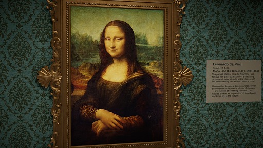 画像ギャラリー No.001のサムネイル画像 / 解説テキストを読み,有名絵画に混ざったAI作品を見分ける。絵画を使った8番ライク「gAillery: Don't Trust Your Eyes」,ストアページを公開