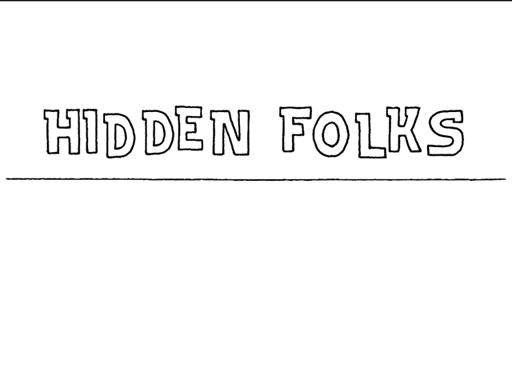 画像ギャラリー No.001のサムネイル画像 / モノクロの世界のなかにある，静かな驚き。「Hidden Folks+」の素朴で温かな風景に癒されよう（今日から始めろApple Arcade #64）
