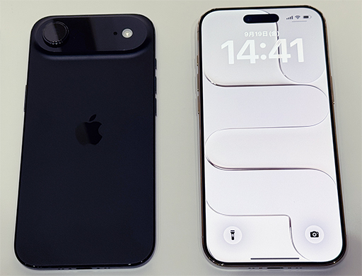 画像ギャラリー No.023のサムネイル画像 / 「iPhone 17」シリーズと「iPhone Air」の実機を写真でチェック。あらためて特徴をおさらい