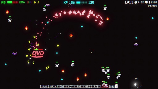 画像ギャラリー No.004のサムネイル画像 / バウンドするDVDロゴが主人公。新作ローグライト「DVD Screensaver 2: 30th Anniversary Survivors Edition」,Steamストアページを公開