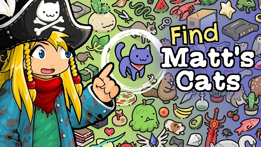 画像ギャラリー No.001のサムネイル画像 / かわいい動物たちが暮らす世界をつっつきまくる宝探しゲーム「Find Matt's Cats」,Steamで配信開始