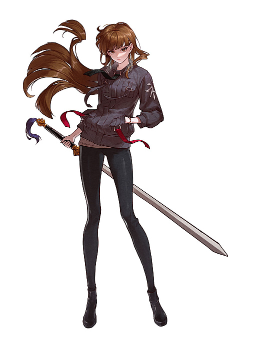 画像ギャラリー No.003のサムネイル画像 / 弾幕STG「食魂徒 〜Blue Pieta〜」,東方の見習い死神「チェ・ウリ」と西方のヴァンパイアハンター「レイラ」の主人公に加え,人間ボス「マリア」を紹介