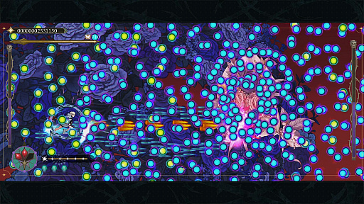 画像ギャラリー No.009のサムネイル画像 / 弾幕横スクロールSTG「食魂徒:Blue Pieta」,弾幕の中へ飛び込むほど強くなる,進化した「ソウルコレクト」システムを実装