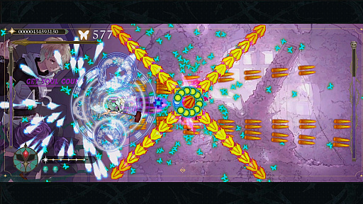 画像ギャラリー No.011のサムネイル画像 / 弾幕横スクロールSTG「食魂徒:Blue Pieta」,弾幕の中へ飛び込むほど強くなる,進化した「ソウルコレクト」システムを実装