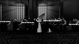 画像ギャラリー No.008のサムネイル画像 / マンガのような語り口で，東欧の孤島に住む一家のダークロマンスを描く。サイコホラーADV「Good Children Say Grace」，体験版を2026年4月2日に配信予定