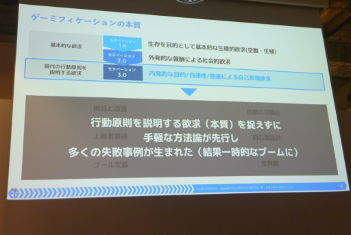 画像ギャラリー No.008のサムネイル画像 / マーケティングは誰かに話したくなる体験を作る時代へ。ゲーミフィケーションを応用する意義と海外の成功例が語られたセッションをレポート