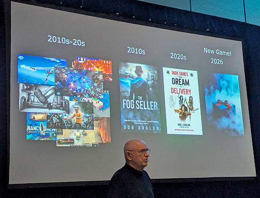 画像ギャラリー No.008のサムネイル画像 / 50年を超えてキャリアを重ねるドン・ダグロウ氏が登壇。どれだけゲームを愛していても，ゲームビジネスは愛し返してくれない荒海のようなもの［GDC 2026］