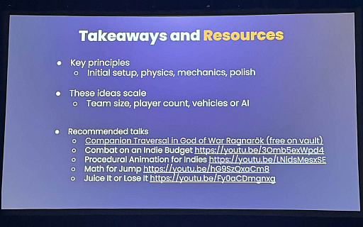 画像ギャラリー No.018のサムネイル画像 / インディーの予算でも「気持ちいい移動」は作れる。元Santa Monica Studioの開発者が語る，少ないリソースで実現するスムーズな移動の極意［GDC 2026］