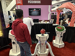 画像ギャラリー No.006のサムネイル画像 / ペットボトルのフタをペチッと弾くと……？　エレメカチックなおもしろ筐体「The Cap Circus」をalt.ctrl.GDCで体験［GDC 2026］