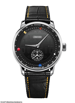 画像ギャラリー No.001のサムネイル画像 / Krayon，15本限定の「パックマン」高級腕時計を発表。文字盤でパックマンとゴーストが追いかけっこ，日が落ちるとゴーストが青ざめる