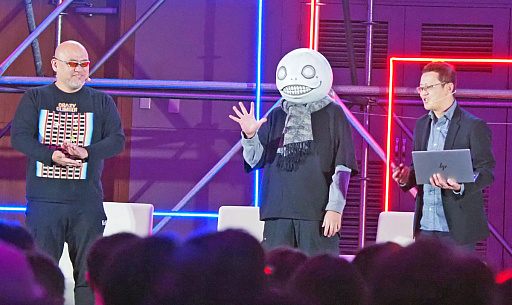 画像ギャラリー No.002のサムネイル画像 / 神谷英樹氏×ヨコオタロウ氏が創作哲学を語り合う。ゲーム作りの現実に対するスタンスや，邪悪なテクニックをお披露目［G-STAR 2025］