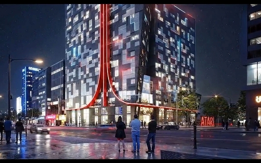 画像ギャラリー No.002のサムネイル画像 / ATARIブランドのホテル「ATARI HOTEL」が投資を募る。世界初のゲーマー向けホテルとして，未来的な部屋に宿泊できる