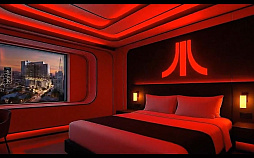 画像ギャラリー No.004のサムネイル画像 / ATARIブランドのホテル「ATARI HOTEL」が投資を募る。世界初のゲーマー向けホテルとして，未来的な部屋に宿泊できる
