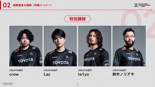 画像ギャラリー No.011のサムネイル画像 / ZETA DIVISION，eスポーツ人材育成専門スクールの開校発表会を開催。国内有数の実力と人気を誇るプロチームが教育産業に踏み出す理由