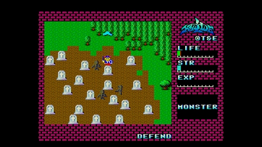 画像ギャラリー No.005のサムネイル画像 / 「EGGコンソール ハイドライド MSX2」本日配信。勇者ジムが神話伝説最強の悪魔バラリスの打倒を目指して冒険するアクションRPG