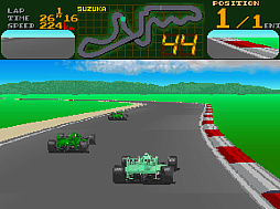 画像ギャラリー No.004のサムネイル画像 / アーケードアーカイブス版「ファイナルラップ」，3月26日配信。鈴鹿サーキットでF1のハイスピードバトルを楽しめる