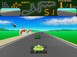 画像ギャラリー No.006のサムネイル画像 / アーケードアーカイブス版「ファイナルラップ」，3月26日配信。鈴鹿サーキットでF1のハイスピードバトルを楽しめる