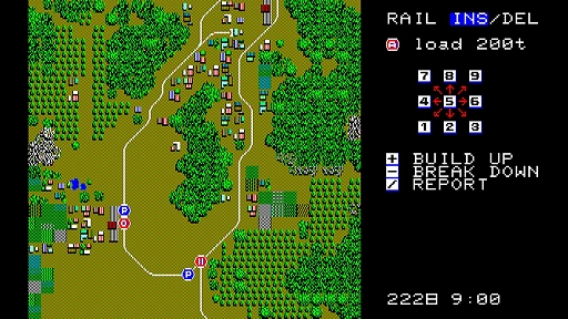 画像ギャラリー No.003のサムネイル画像 / 初代「A列車で行こう」，EGGコンソールで本日配信。線路を敷設し，大統領列車をゴールまで導くシミュレーションゲーム