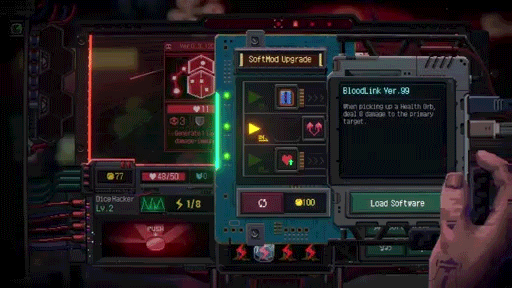 画像ギャラリー No.003のサムネイル画像 / ダイスを振って叩きつける! どこまでも途切れない戦闘が続く超攻撃的ダイス・ローグライト「Dicey Hacker 1999」,Steamでリリース