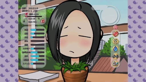 画像ギャラリー No.010のサムネイル画像 / ［プレイレポ］伝説の生首育成ゲーム，四半世紀の時を経て現代にリメイク。「TOMAK：Save the Earth Regeneration」さまざまな表情を見せる愛の女神と再会