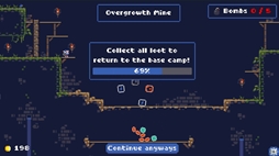 画像ギャラリー No.002のサムネイル画像 / 爆弾で鉱石ブロックを壊していく「FragMiner」,デモ版をSteamで配信開始。稼いだゴールドでスキルツリーを強化