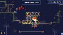 画像ギャラリー No.006のサムネイル画像 / 爆弾で鉱石ブロックを壊していく「FragMiner」,デモ版をSteamで配信開始。稼いだゴールドでスキルツリーを強化