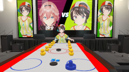 画像ギャラリー No.003のサムネイル画像 / holo Indie初のVRタイトルが登場。ホロライブのメンバー8人とエアホッケーで対戦する「Holo Hockey」，5月14日にSteamでリリース