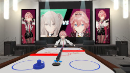 画像ギャラリー No.005のサムネイル画像 / holo Indie初のVRタイトルが登場。ホロライブのメンバー8人とエアホッケーで対戦する「Holo Hockey」，5月14日にSteamでリリース