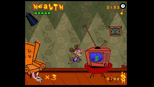 画像ギャラリー No.004のサムネイル画像 / ブラックなコメディアニメ「レンとスティンピー」のコレクションソフトが予約を受付中。物理版にはGBやNESの小型レプリカカートリッジを付属