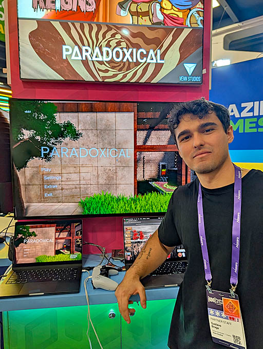 画像ギャラリー No.009のサムネイル画像 / ポータル風な一人称視点の新作パズルアクション「Paradoxical」をブラジルブースで発見［GDC 2026］