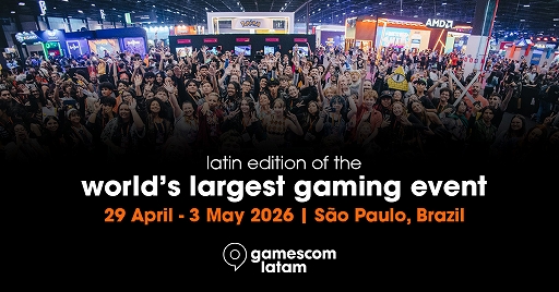 画像ギャラリー No.001のサムネイル画像 / 急成長するラテンアメリカ市場を象徴する「gamescom latam 2026」,今年もブラジル・サンパウロで4月29日から5月3日まで開催