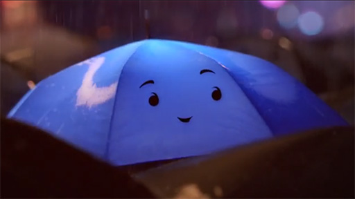 Pixar Short "The Blue Umbrella" Clip