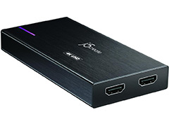 4K/60pパススルー出力対応のj5create製ゲーマー向けビデオキャプチャユニット「JVA04」が国内発売