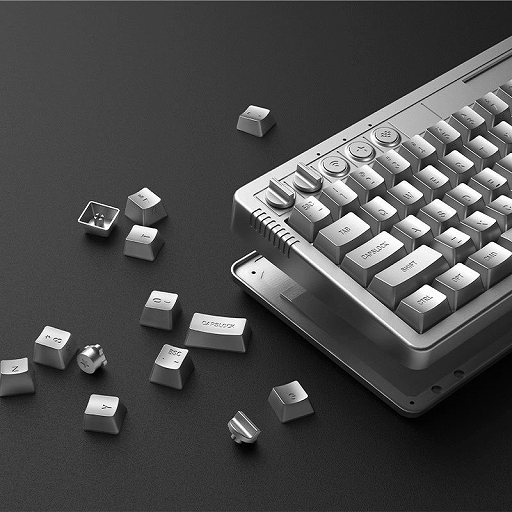 画像ギャラリー No.005のサムネイル画像 / Apple IIにインスパイアされた68キーボードが予約受付中。見た目はレトロだが，中身は最新仕様で，キーと筐体にはアルミニウム素材を採用