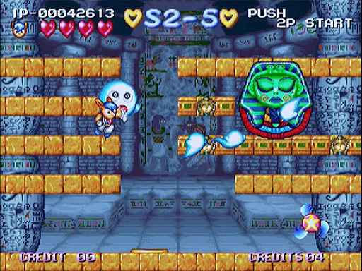 画像ギャラリー No.006のサムネイル画像 / 家庭用NEOGEOで楽しめるカセット「バンバンバスターズ」は1月28日発売へ。シリアルナンバー入りの数量限定品