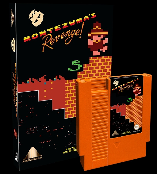 画像ギャラリー No.001のサムネイル画像 / レトロゲームをレトロな海外ファミコンに移植，カートリッジ版を発売。探索アクション「Montezuma's Revenge!」の予約を受付中