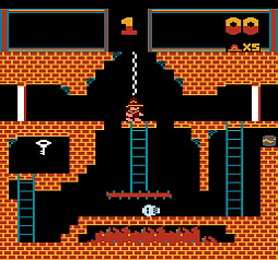 画像ギャラリー No.002のサムネイル画像 / レトロゲームをレトロな海外ファミコンに移植，カートリッジ版を発売。探索アクション「Montezuma's Revenge!」の予約を受付中